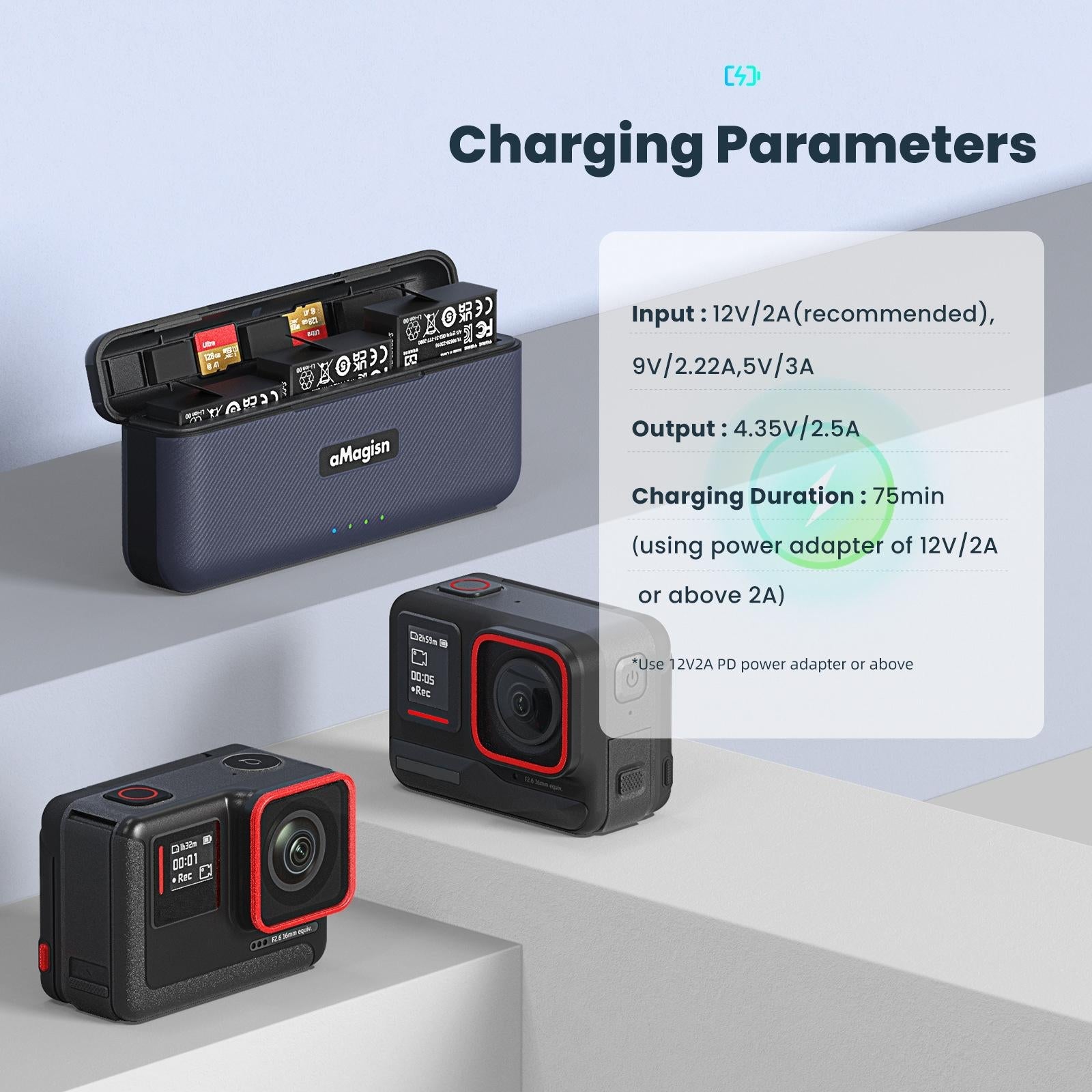 Fast Charging Camera Charger for Magisn Accessories 6