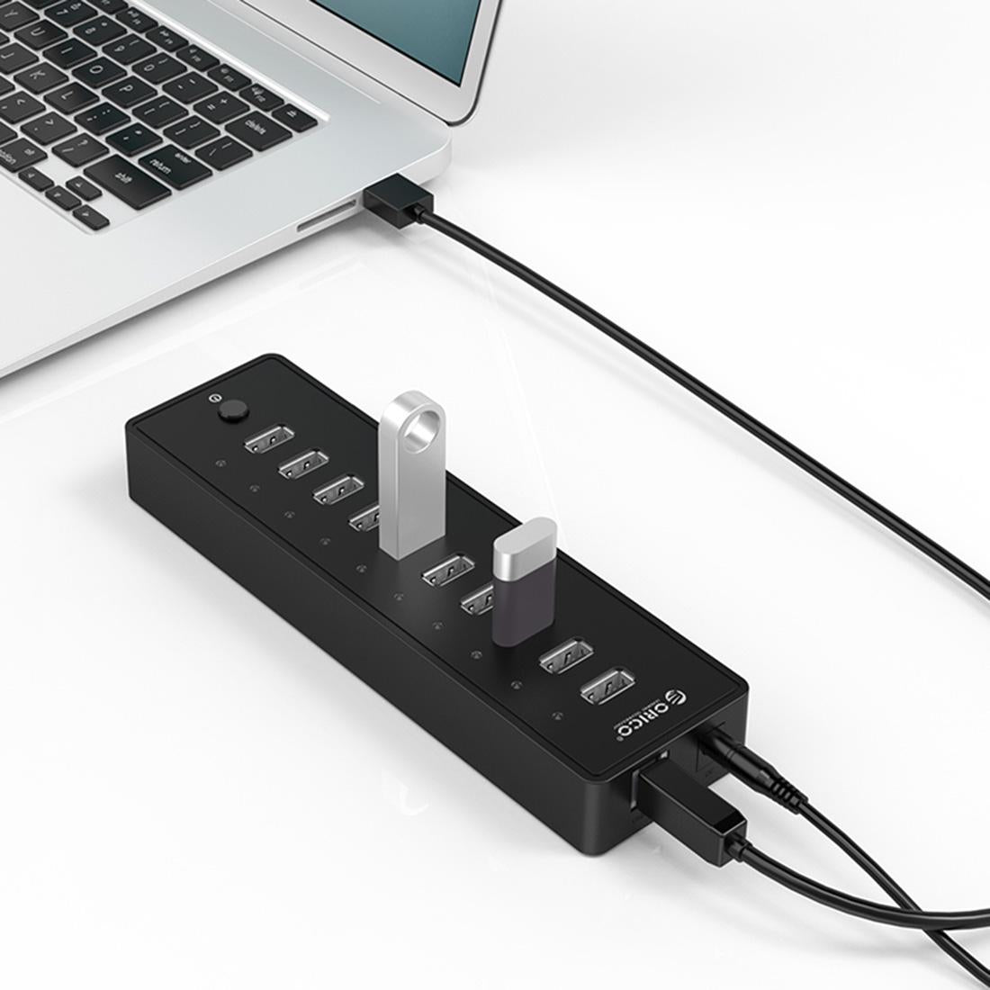 10-Port Usb 2.0 Hub With Led Indicator & 1M Cable 3