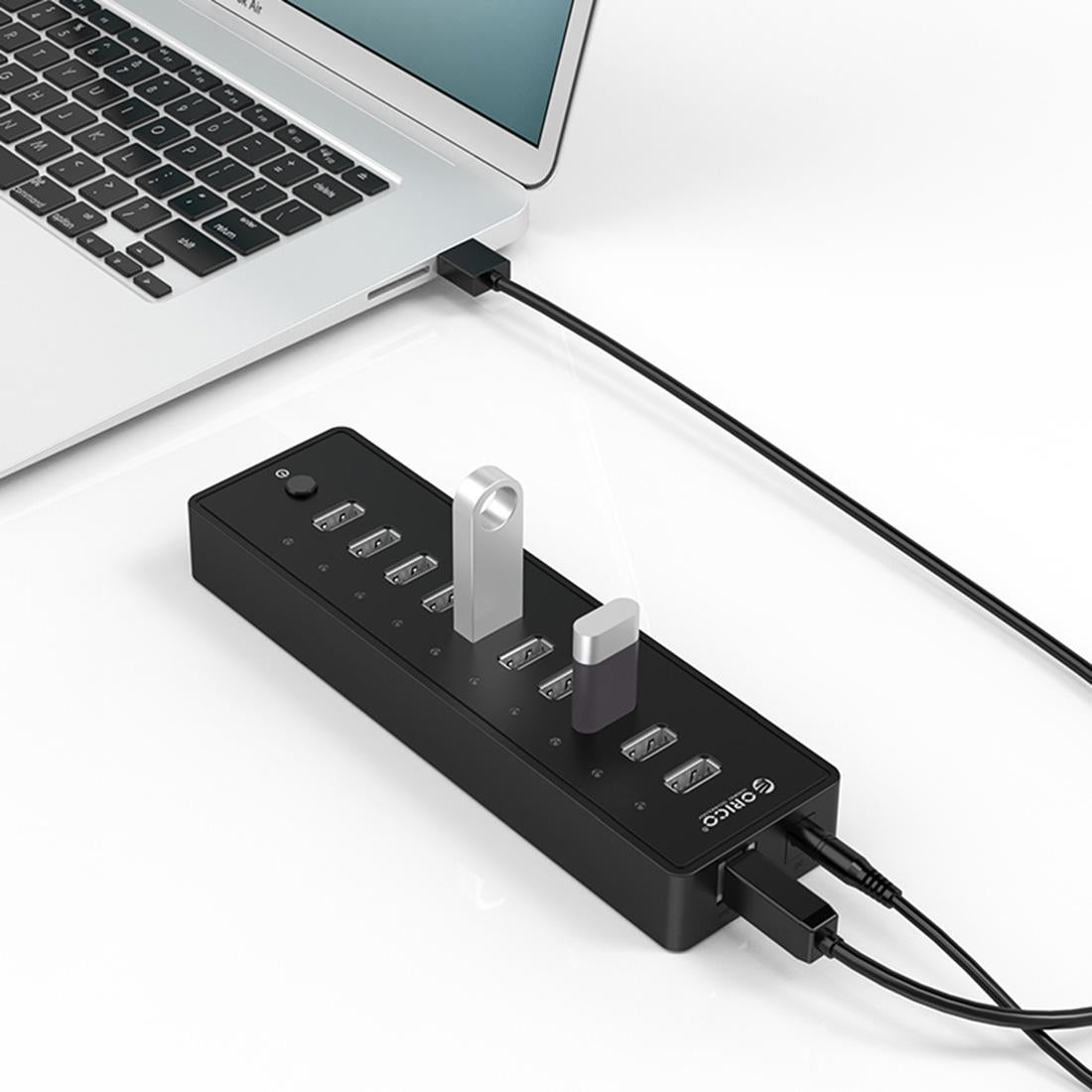 10-Port Usb 2.0 Hub With Led Indicator & 1M Cable 6