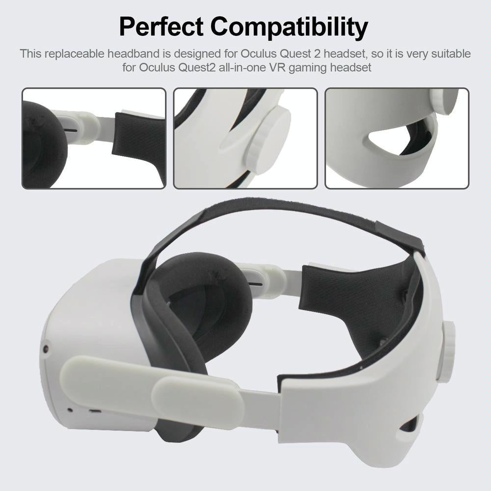 Comfortable Vr Headband for Oculus Quest 2 - Lightweight 6