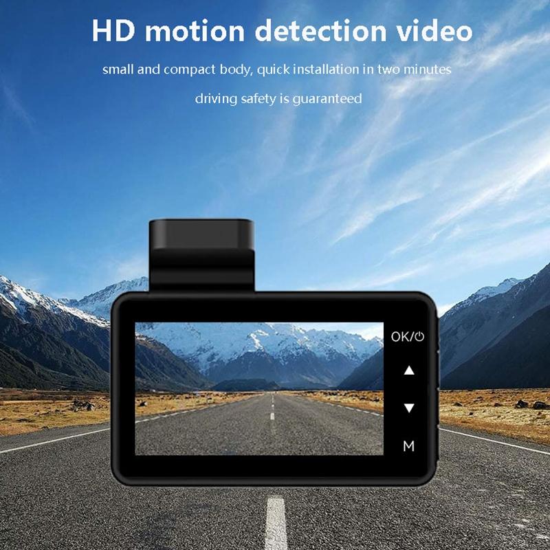 1080p Hd Single Driving Recorder - 3 Inch Car 5