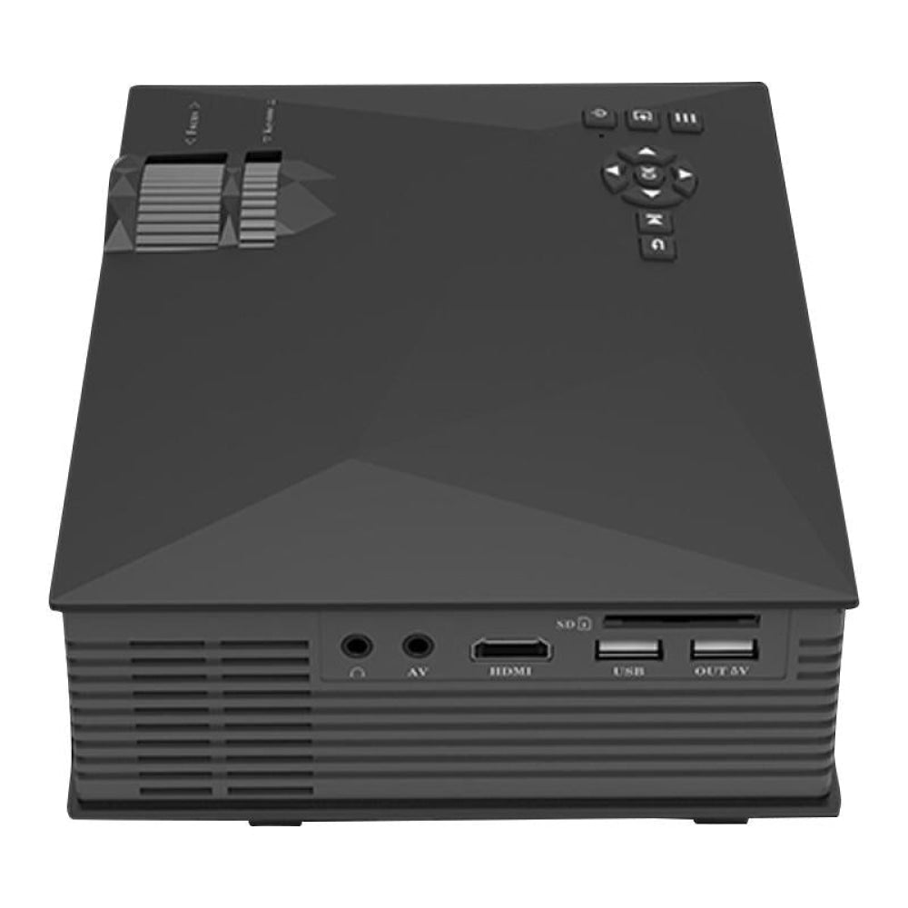 Home Theater Hd 1080P Led Projector - 80 Lumens Usb / Sd / Hdmi / Vga / Ir Support 5
