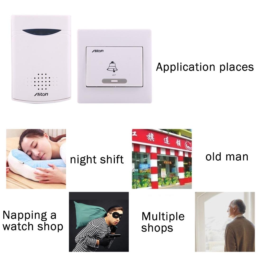 150M Wireless Digital Doorbell Receiver - Music 4