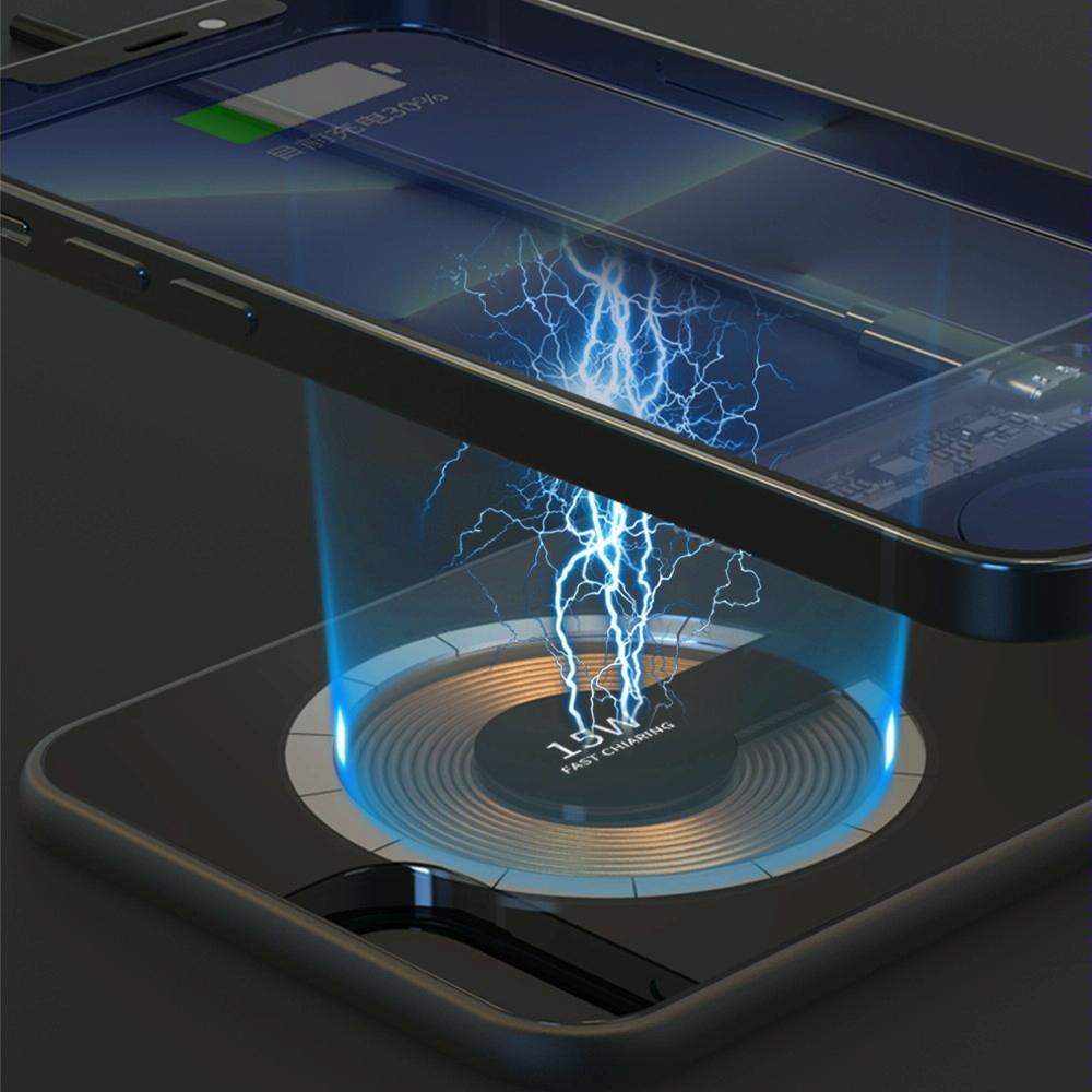 15W Dual Fast Charging Pad For 3 In 1 Wireless Phones 7