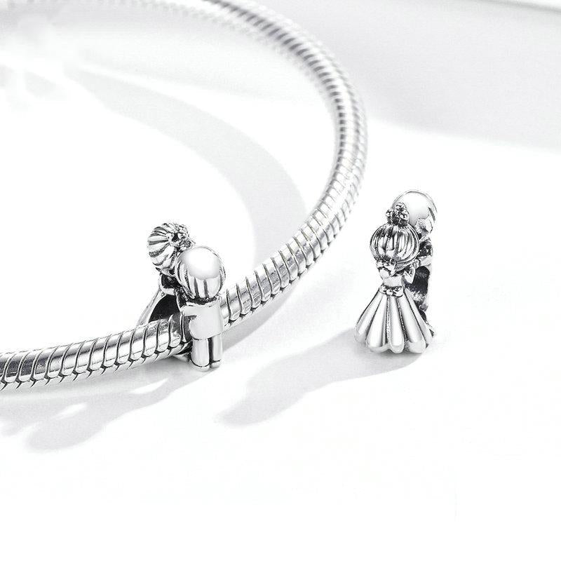 925 Sterling Silver Pendant With Beads For Diy Bracelet Or Necklace 5