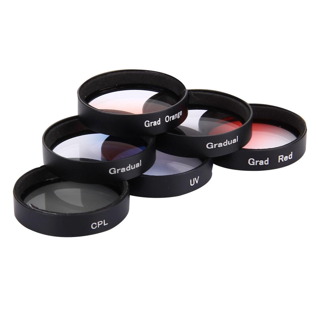 Professional 6-in-1 Lens Filter for Dji Phantom 3 / 4 - Cpl / Uv / Gradual 34mm 4