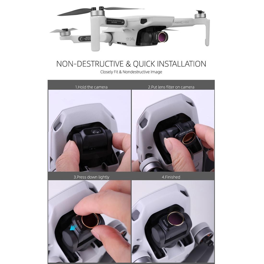 Enhance your Dji Mavic Mini / Mini 2 Drone with Mm Lens Filters 6