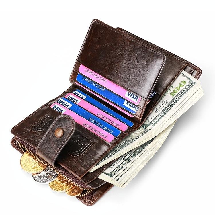 Leather Rfid Wallet - Multi-functional 5