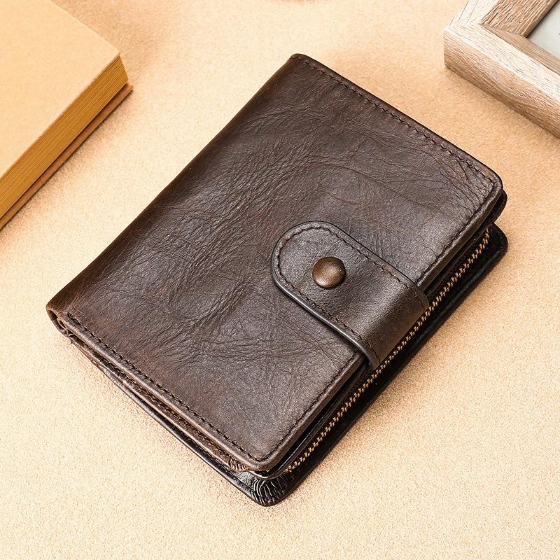 Leather Rfid Wallet - Multi-functional 7