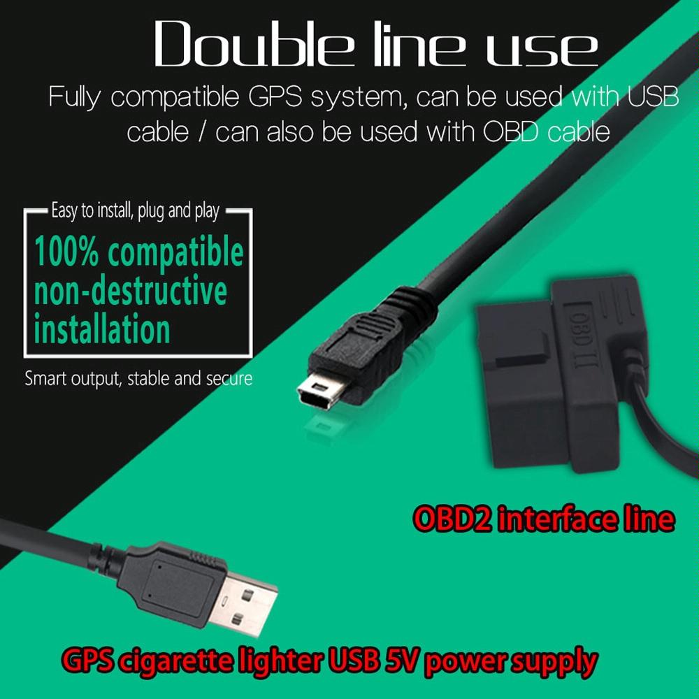 Car Obd2 + Gps Head Up Display Speed & Temperature Alarm 14