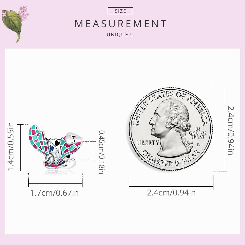 925 Sterling Silver Rabbit Ear Magic Hat Beads For Diy Bracelets & Necklaces 5
