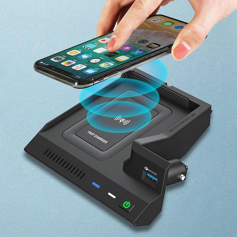 Wireless Charger for Mercedes-benz c Class - 10w Qi Standard Quick Charge - 2015-2021 4