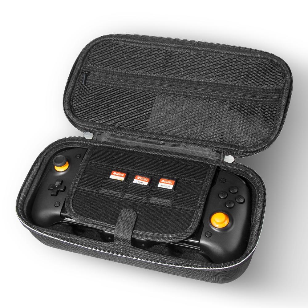 Enhanced Switch Gamepad Grip with Vibration and Storage 3
