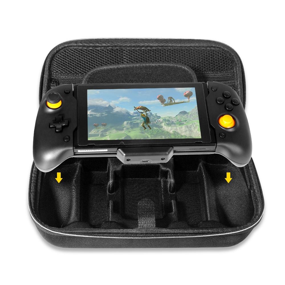 Enhanced Switch Gamepad Grip with Vibration and Storage 5