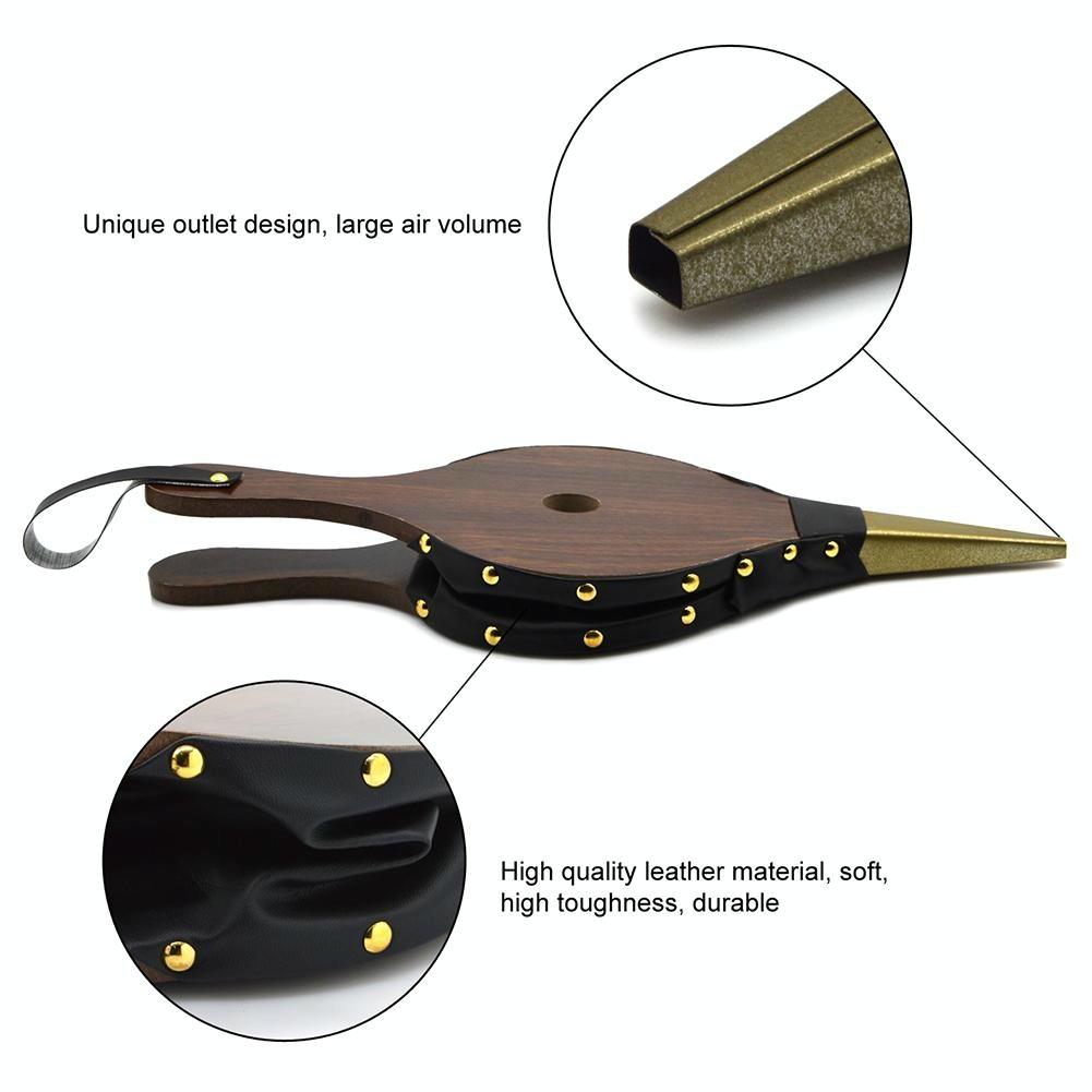 Vintage Wooden Fireplace Blower for Traditional Cooker - Diy Accessories 5