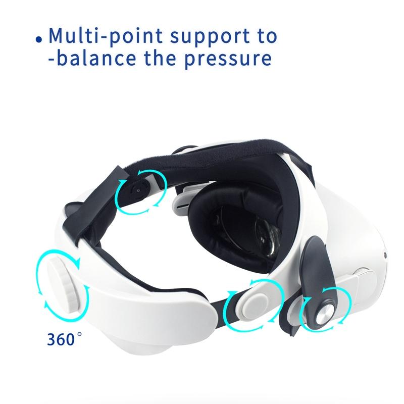Elite Head Strap for Meta Quest 2 - Adjustable 5