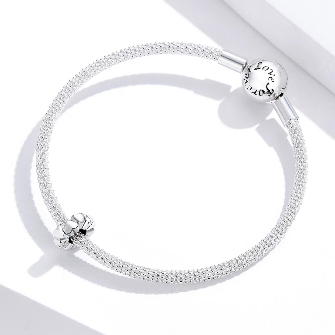 925 Sterling Silver Heart Beads For Diy Bracelets & Necklaces 8