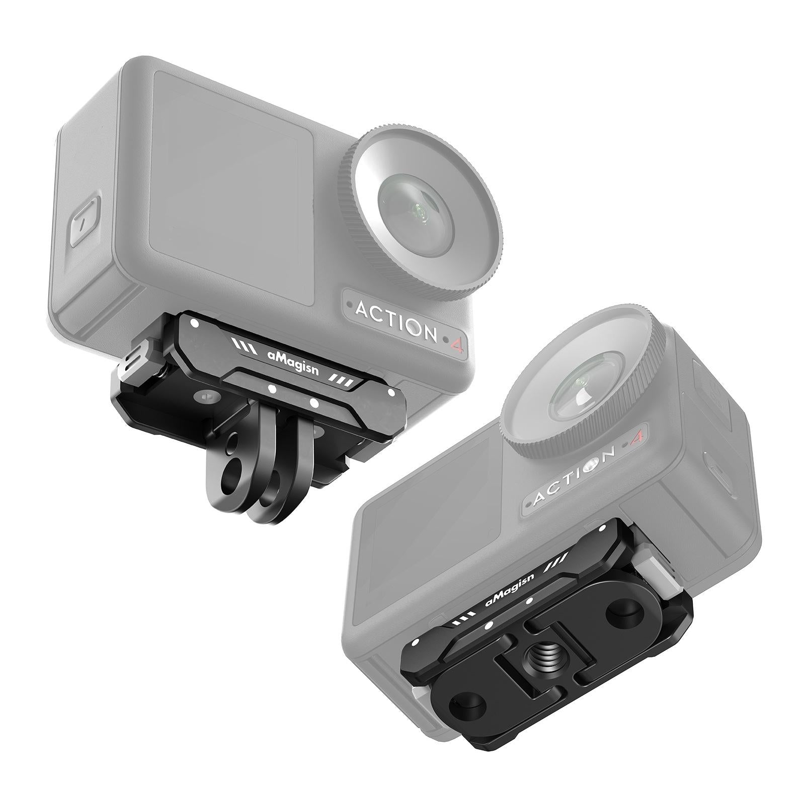 Quick Release Magnetic Camera Mount for Dji Action 4 / 3 - Amagisn 3