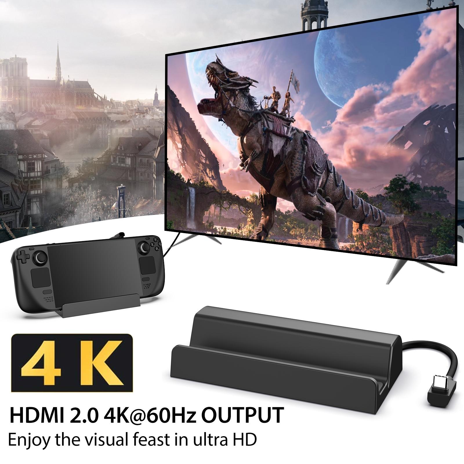Steam Deck Expansion Dock with Hdmi and Gigabit Network Port 3