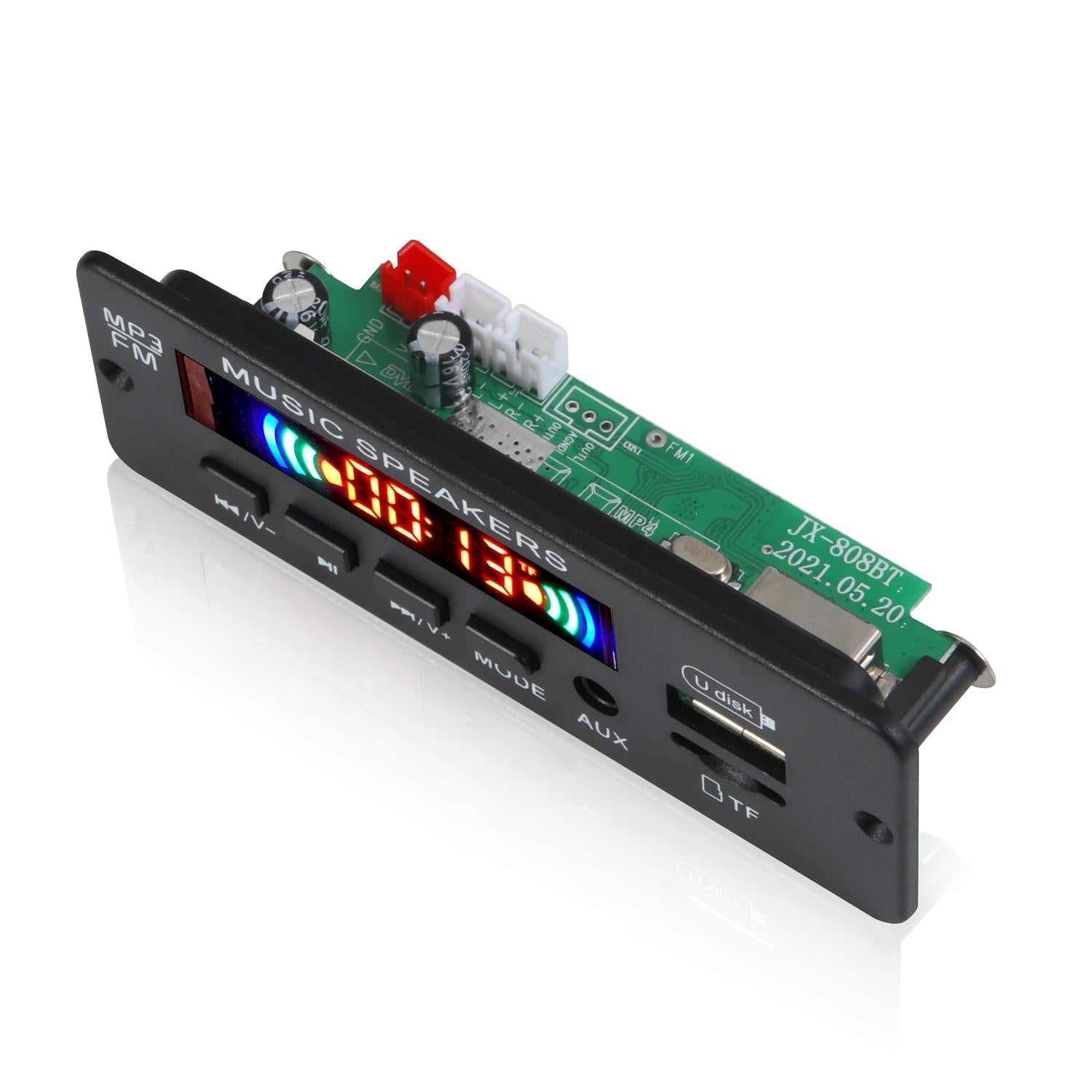 12V Car Mp3 Player Board With Bluetooth Fm Radio Usb - Remote Control Recording 4