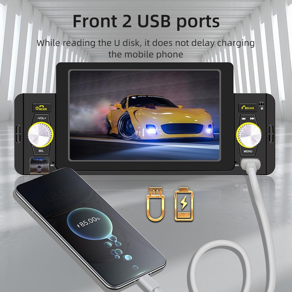 5 Inch Car Mp5 Inch Player W / Wireless Phone Mirror Link & Steering Wheel Control 9
