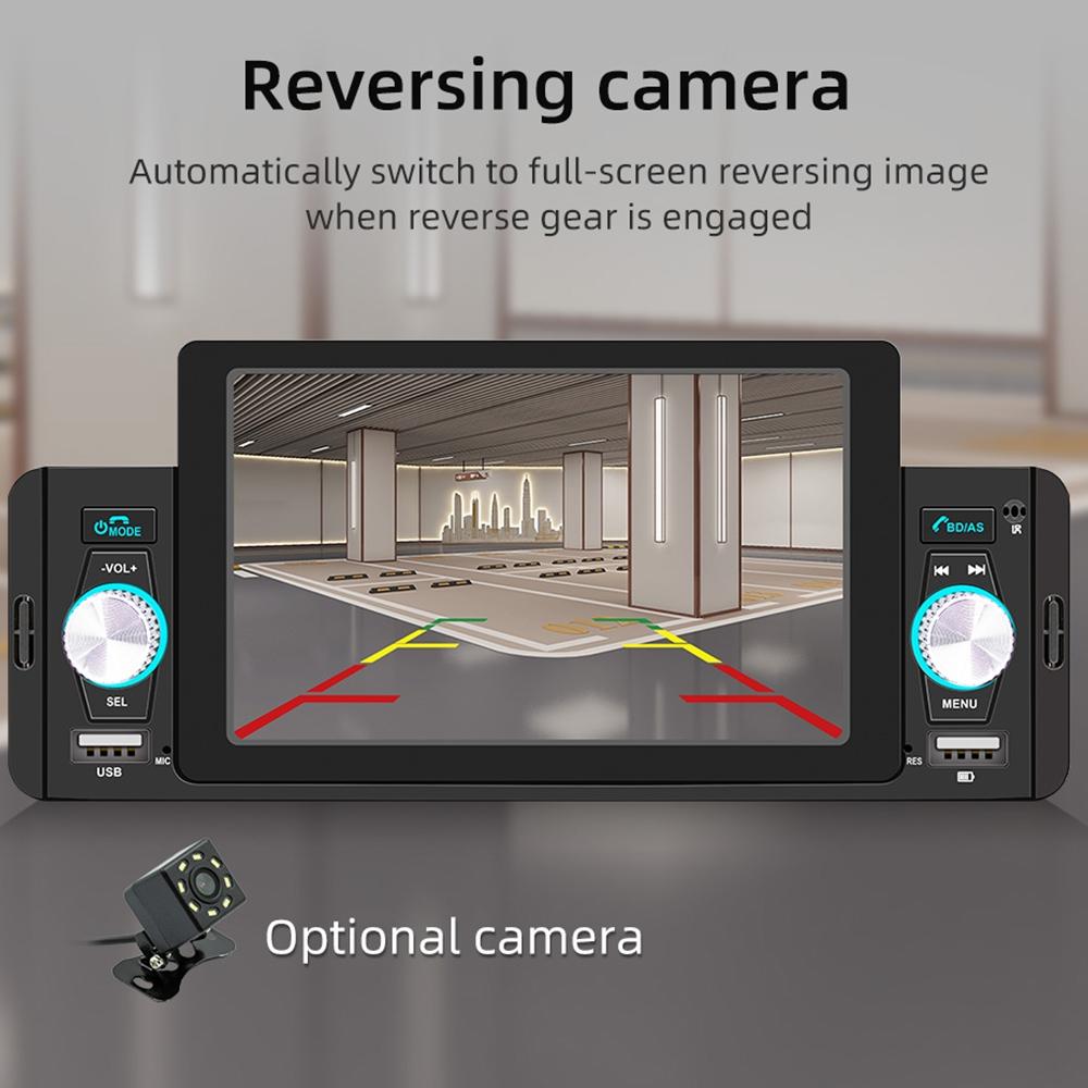 5 Inch Car Mp5 Inch Player W / Wireless Phone Mirror Link & Steering Wheel Control 12