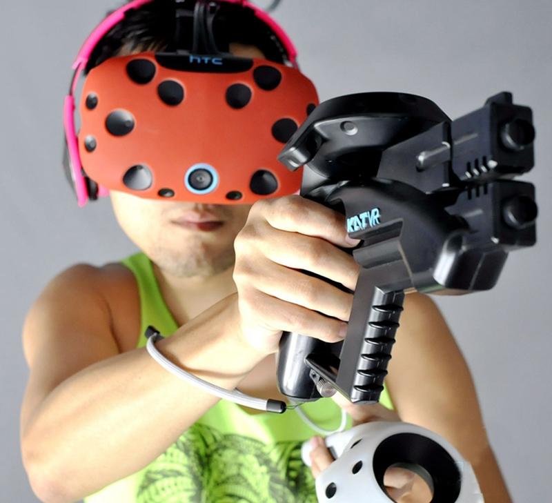 Vive Headset Gun Controller for Immersive Shooting Experience 6