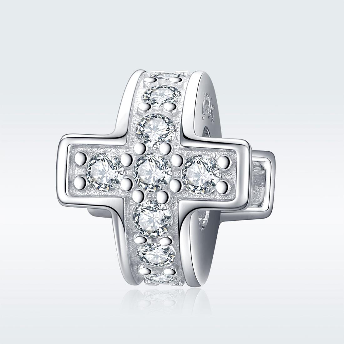 925 Sterling Silver Diy Cross Beaded Bracelet Accessories 3