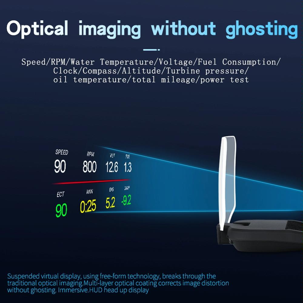 Gps Car Hud Display Water Temp Voltage Speed 5