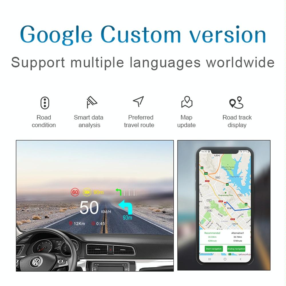 Gps Car Hud Display Water Temp Voltage Speed 6