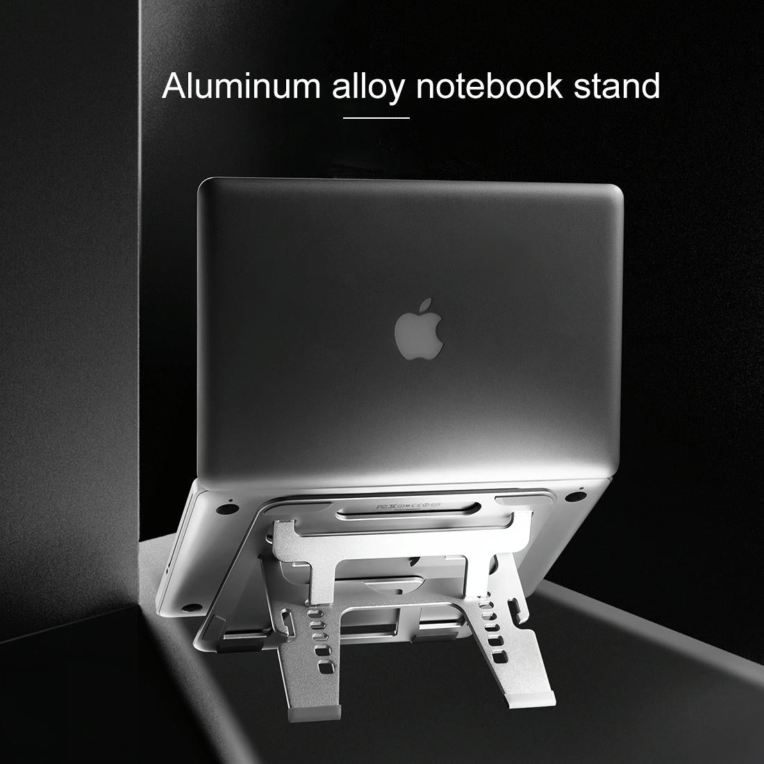 Adjustable Foldable Aluminum Laptop Stand - Portable Double Triangle Design 4