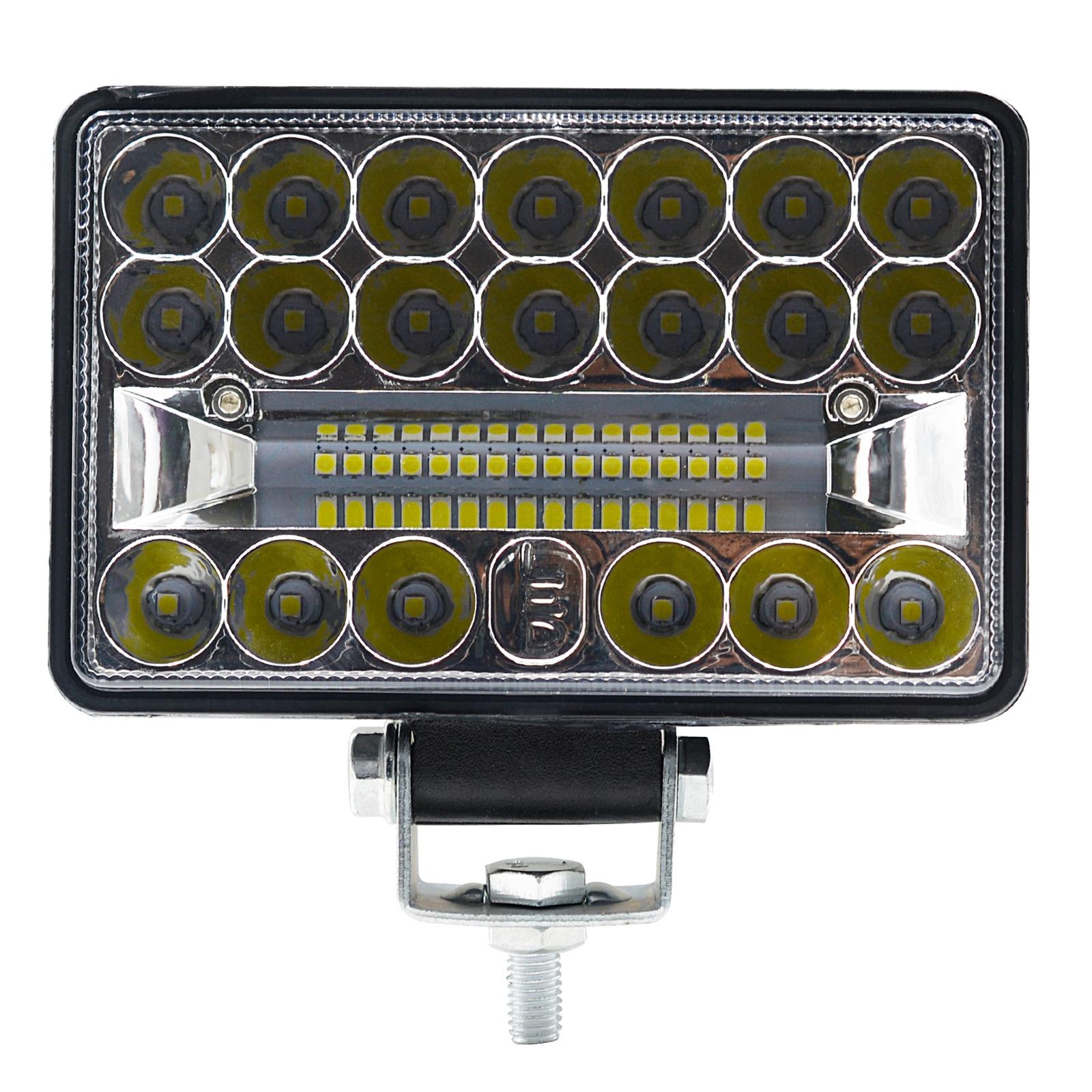 2 Pcs Cs - 1243A1 Car 4 Inch Square 20Leds Highlight Work Light Modified Spotlight 3