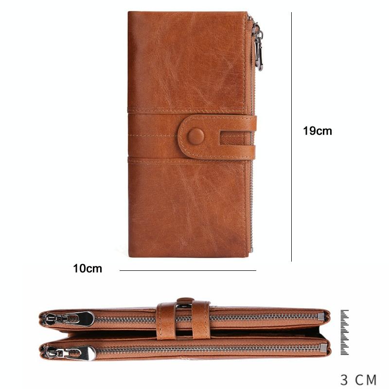 Women Leather Rfid Wallet - Sleek & Secure - Green 3