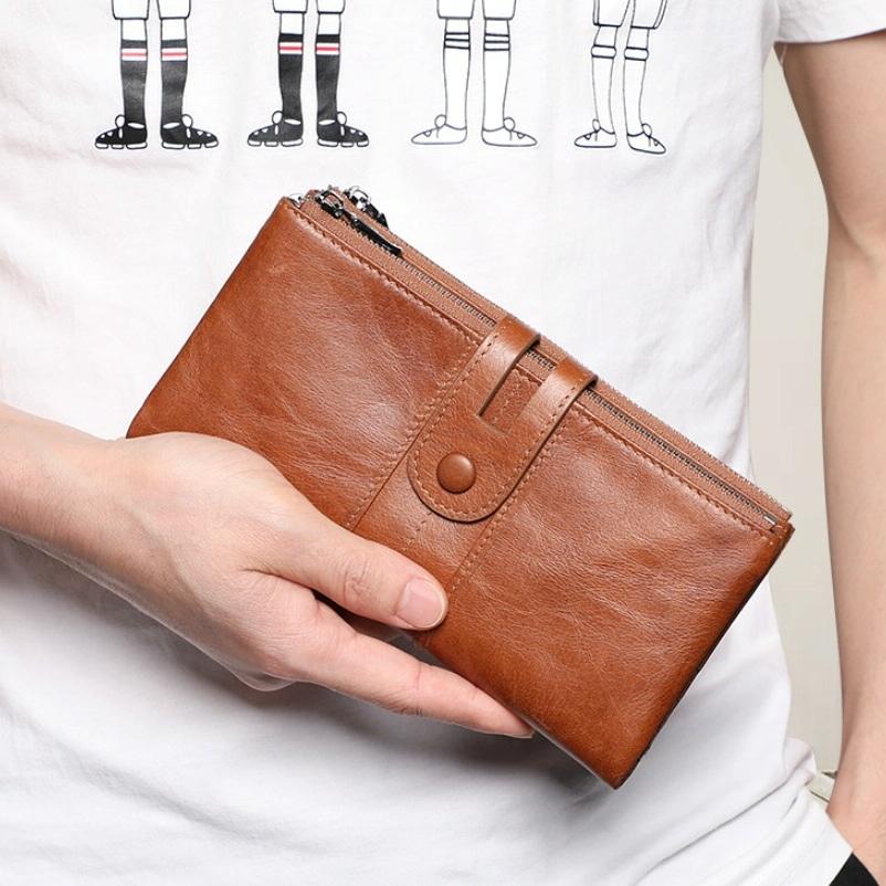 Women Leather Rfid Wallet - Sleek & Secure - Green 8