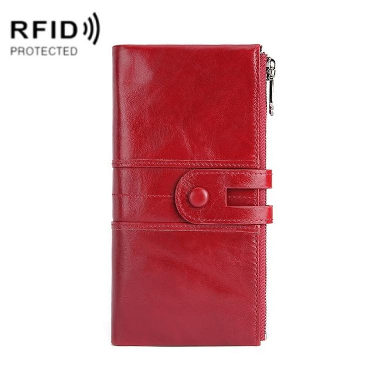Women Leather Rfid Wallet - Sleek & Secure - Green 11