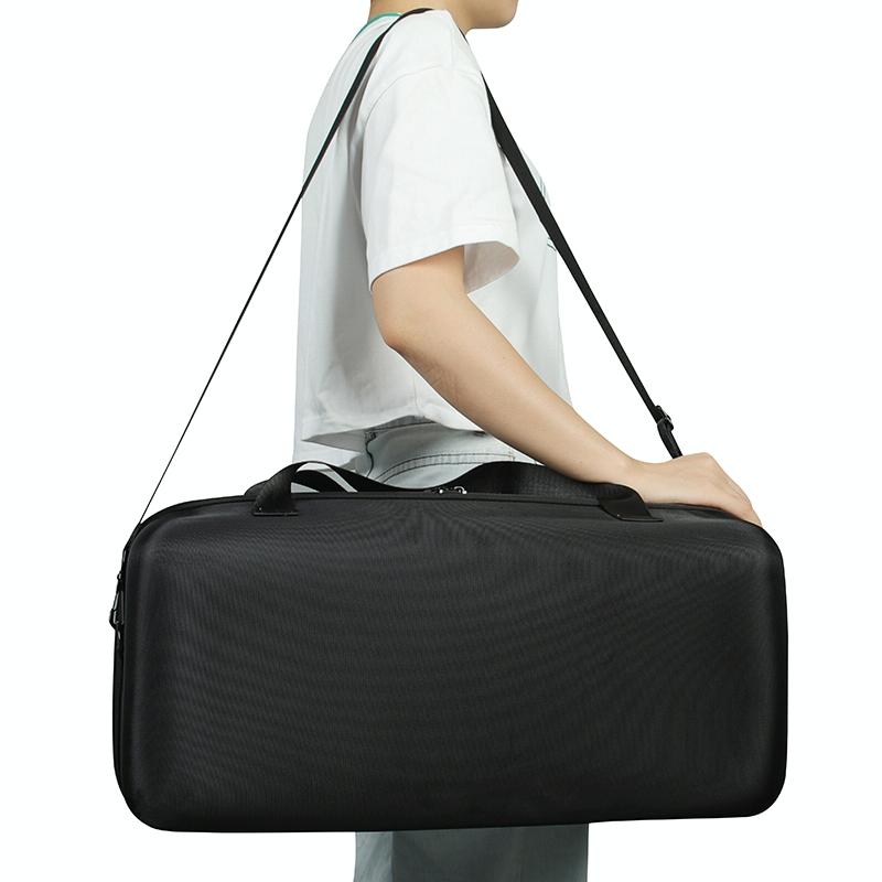 Jbl Partybox On-the-go Hard Eva Storage Bag with Microphone Bag - Shockproof - Black + Orange 8