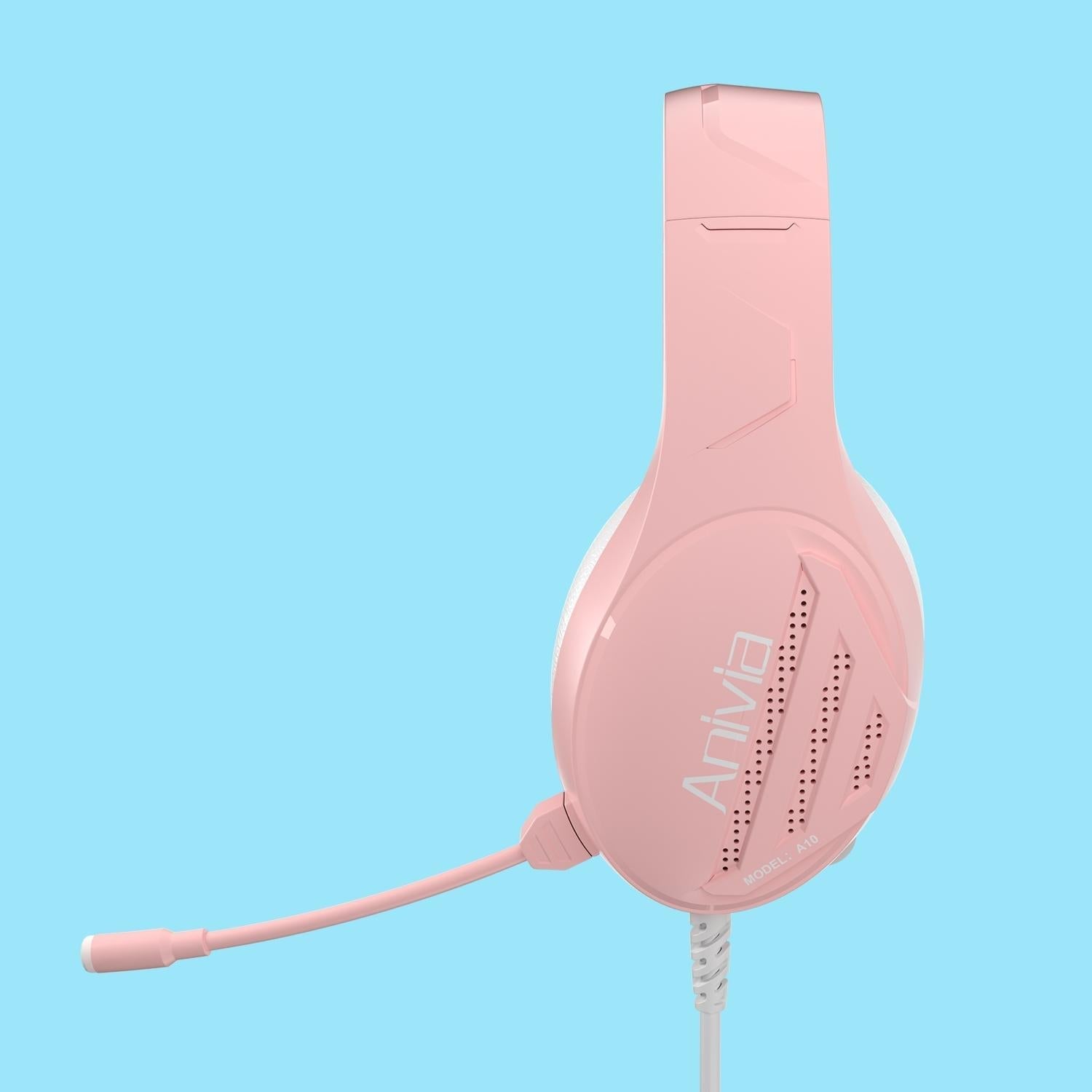 3.5Mm Wired Music Headset With Mic Pink 4