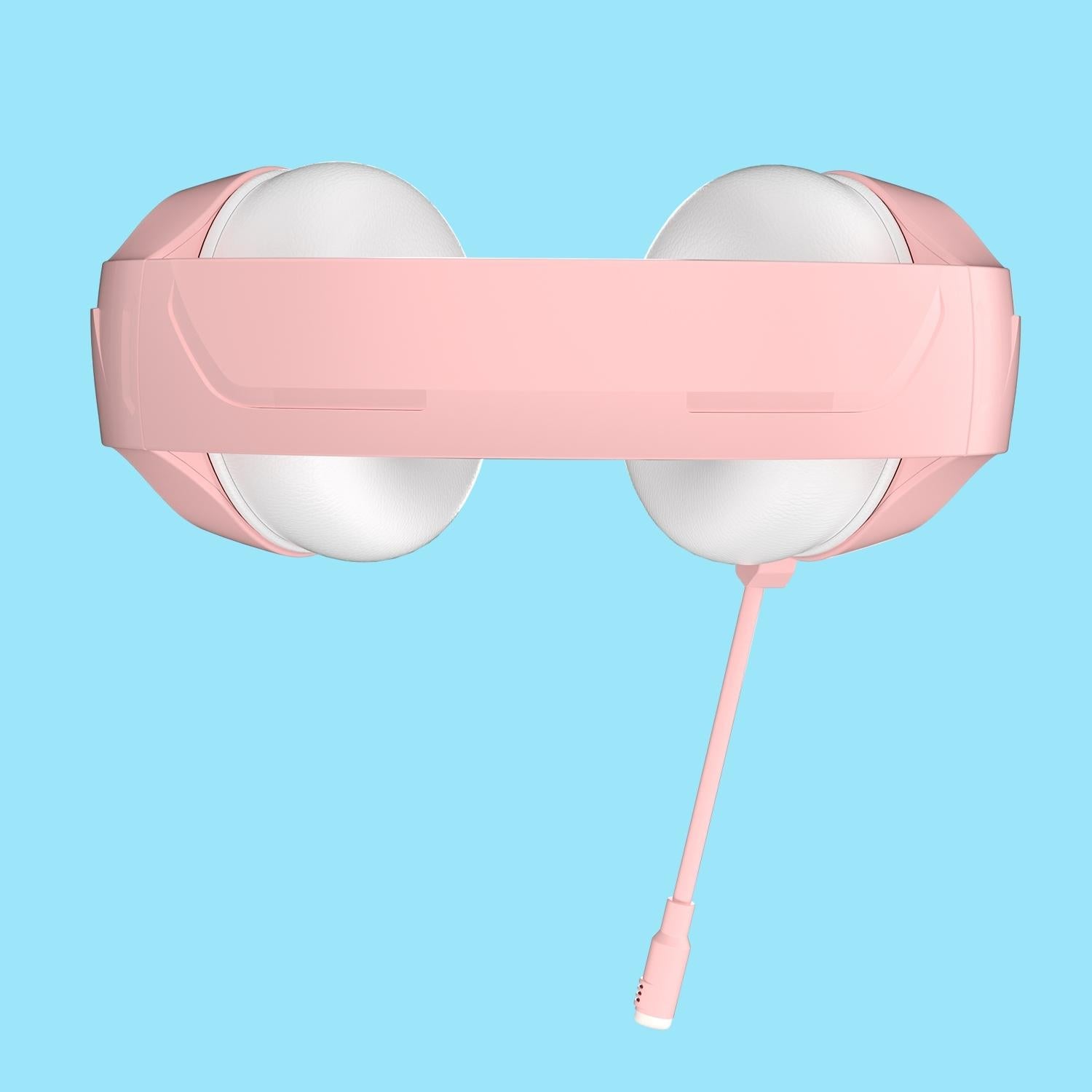 3.5Mm Wired Music Headset With Mic Pink 5