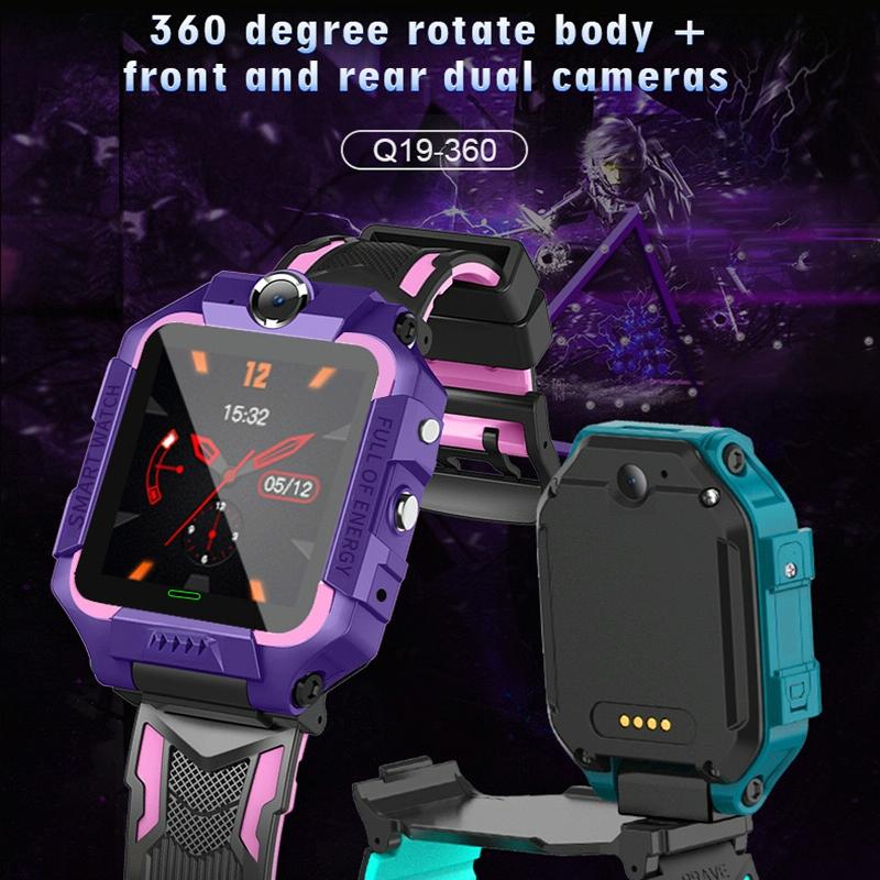 1.44 Inch 360-Degree Rotating Positioning Camera Smart Waterproof Children Calling Watch - Green 3