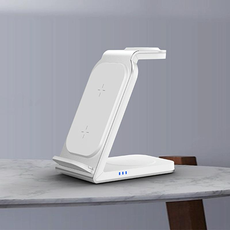 3 In 1 Vertical Metal Wireless Charger - Tarnish 12