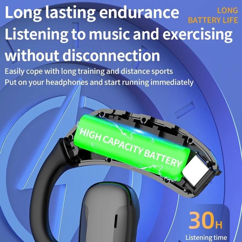 Wireless Earbuds with Digital Display and Stereo Sound - Black 10