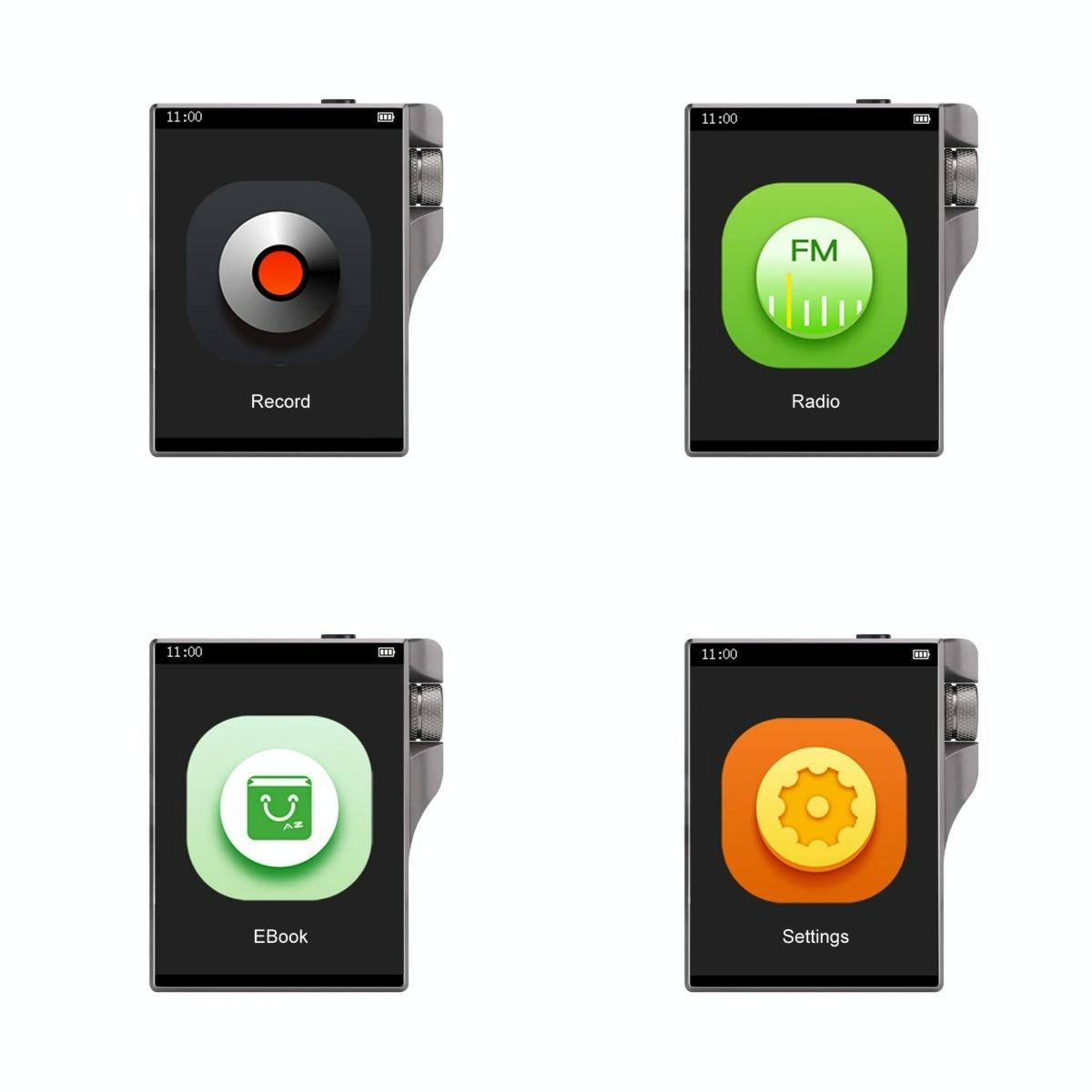 32Gb Hifi Dsd256 Music Player Gray 3