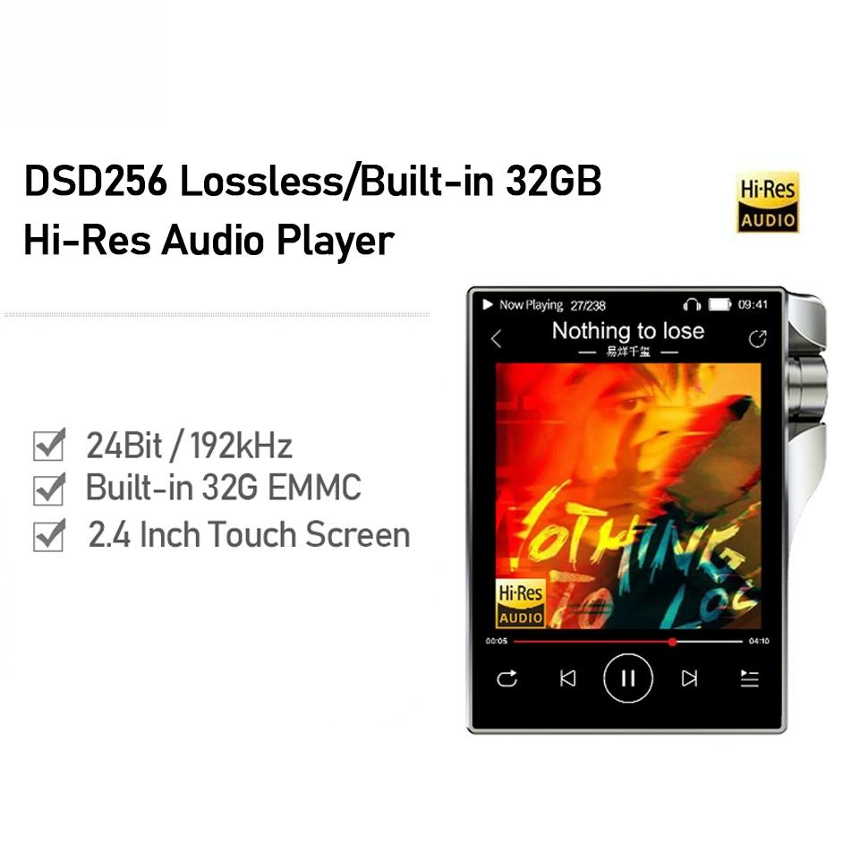 32Gb Hifi Dsd256 Music Player Gray 4