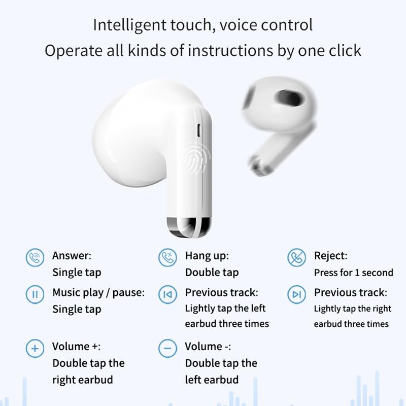 High-fidelity Bluetooth 5.3 Earphones - White 6