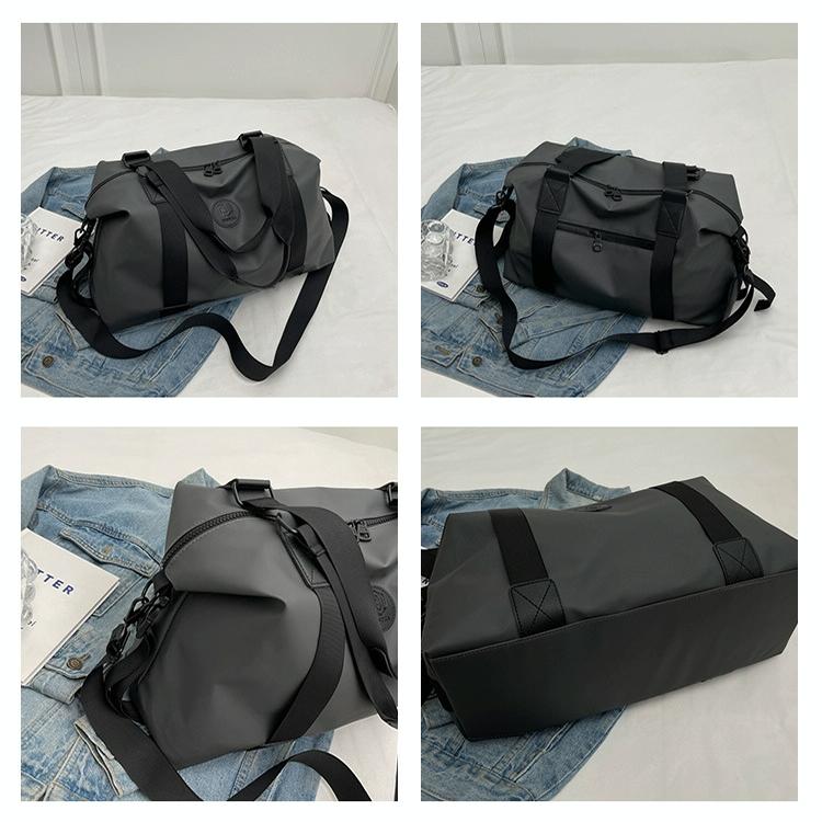 Travel-ready Waterproof Sports Bag for Fitness - Black 4