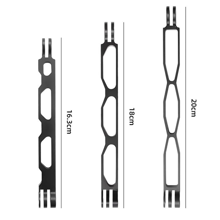 Aluminum Extension Arm with Hollow Grip - 20cm - Black 4