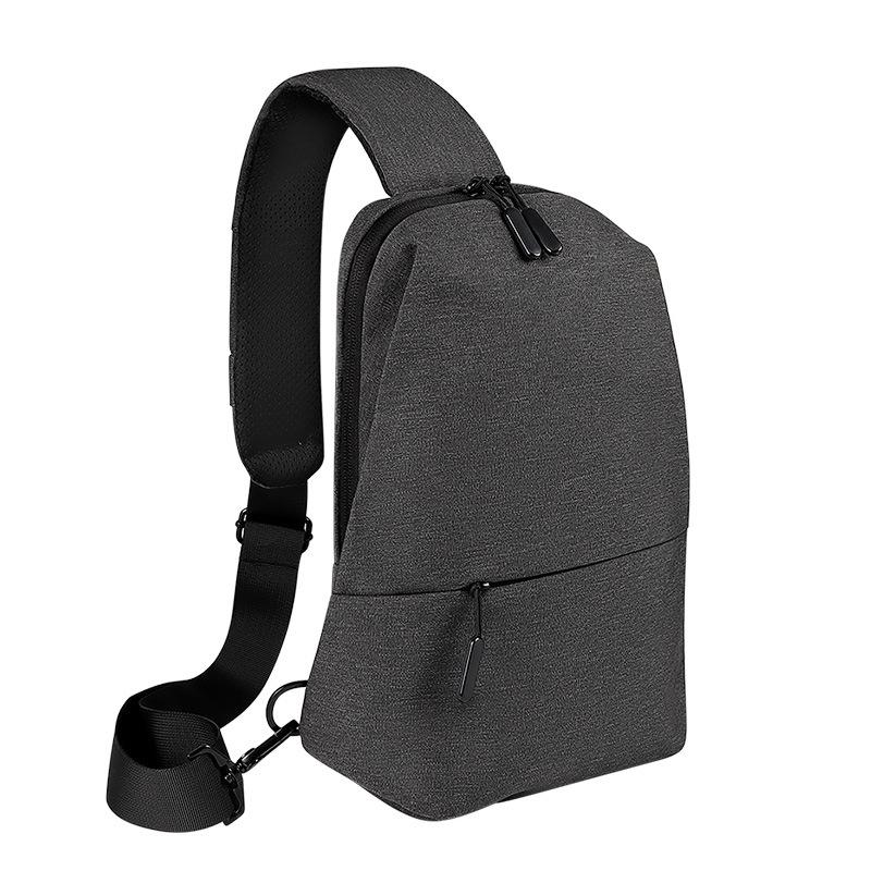 Adjustable Sports Chest Bag Lightweight & Versatile - Deep Grey