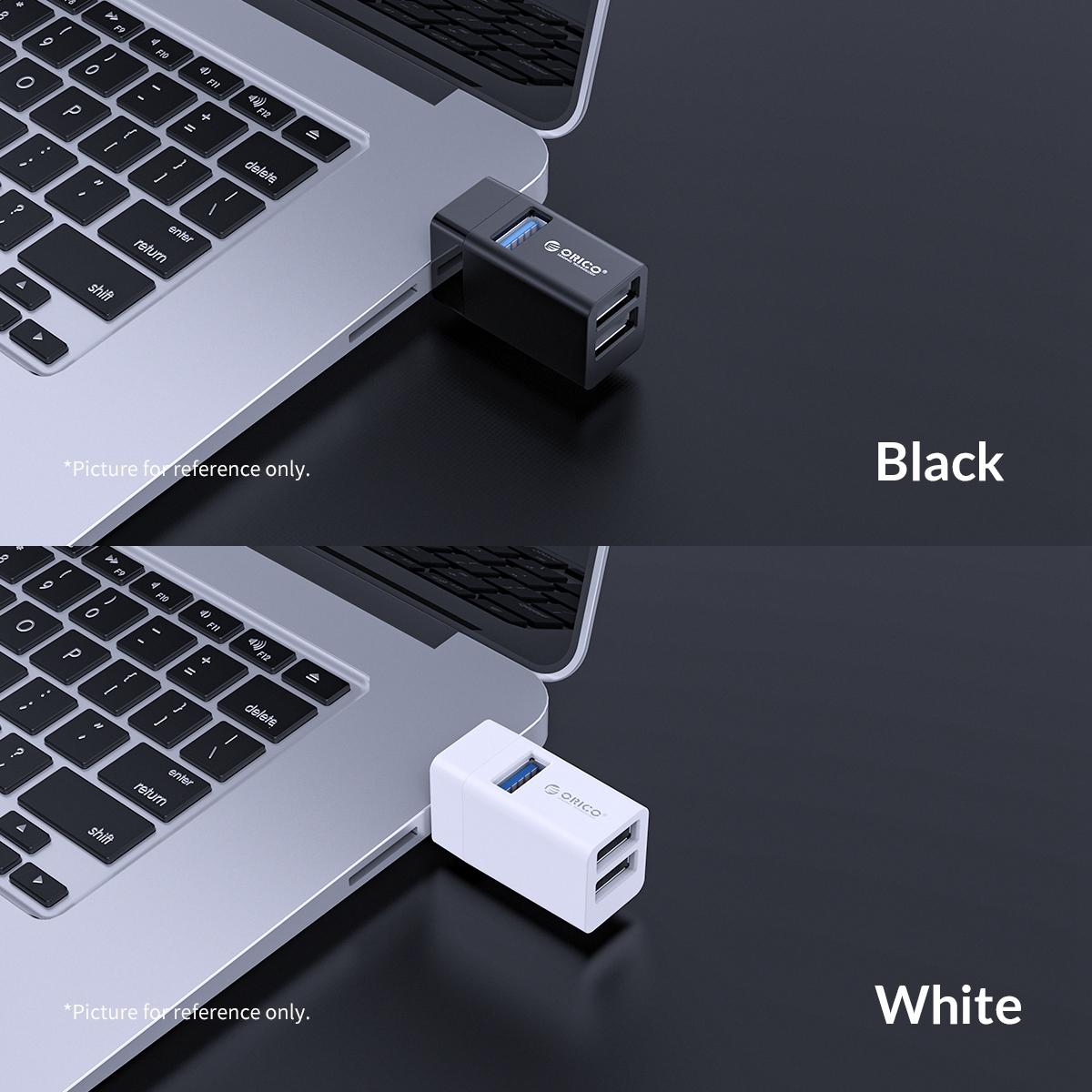 3-In-1 Usb Mini Hub Adapter For Multiple Devices - Black 4