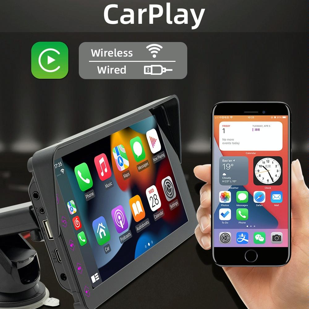 7 Inch Car Mp5 Player With Carplay / Android Auto - Black 6