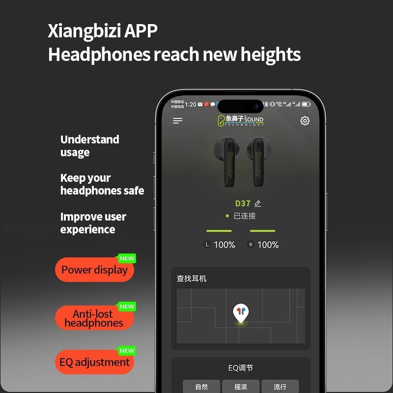 Oil Barrel Bluetooth Earphones - Black / Green Tws 4